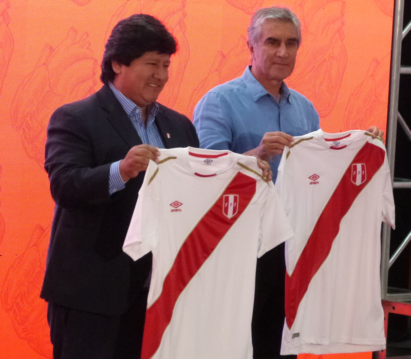 La FPF y Umbro develan la Camiseta Oficial Rusia 2018