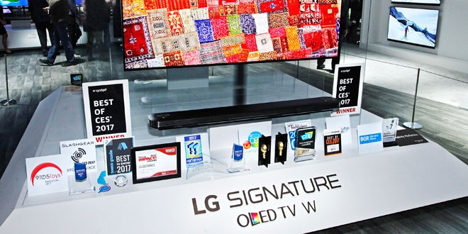LG recibe 19 Galardones por incursionar IA en los hogares – CES 2018