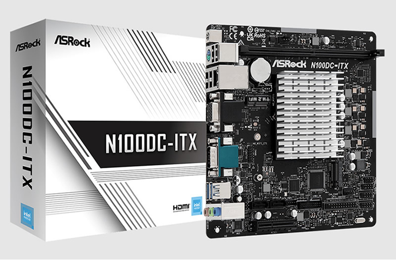 ASRock lanza nuevos motherboards SoC basados en el procesador Intel N100