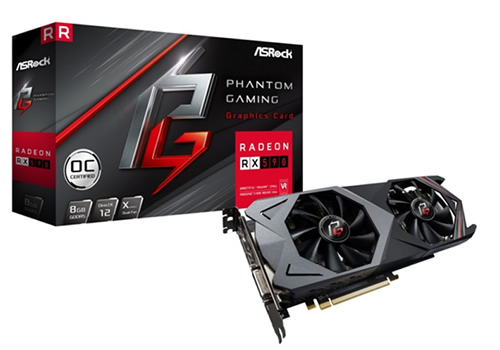 ASRock presenta la placa de video Phantom Gaming X Radeon RX590 8G OC