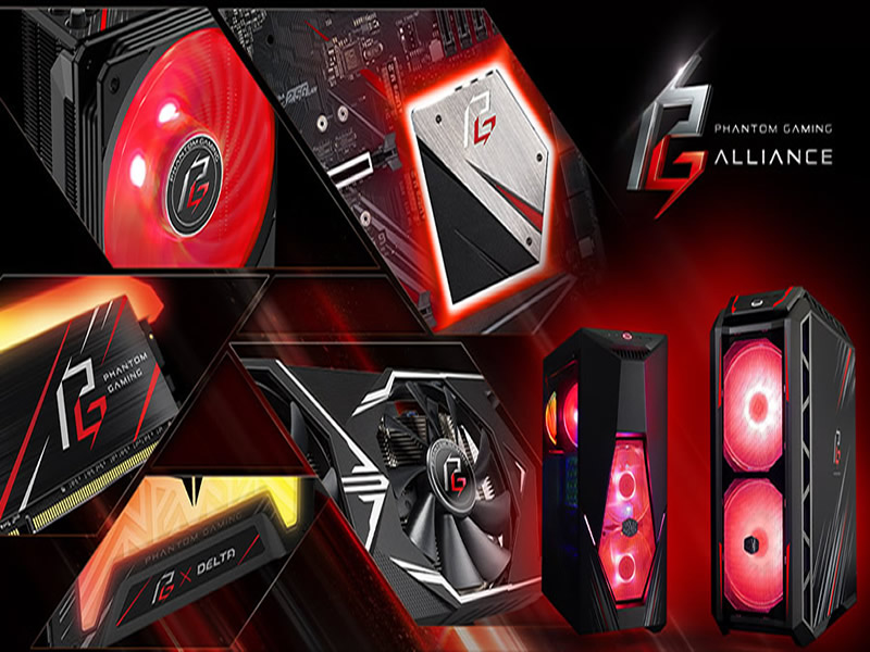 ASRock presentó la Alianza Phantom Gaming con Cooler Master y TEAMGROUP