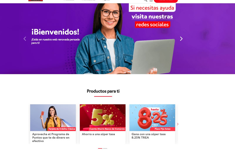 Banco de Comercio relanza su Web, afin de ofrecer mayor seguridad a sus clientes