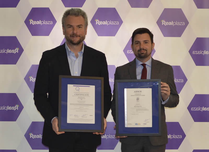 C.C. Real Plaza recibe Certificación ISO en Gestión de Residuos