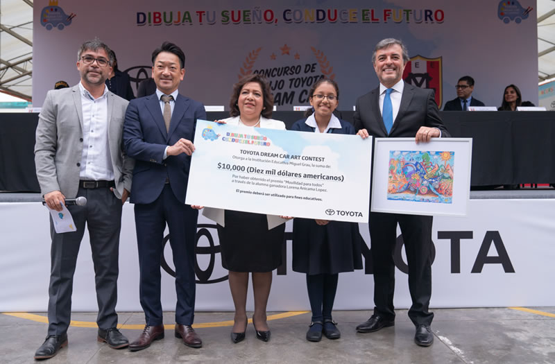 Concurso mundial Toyota Dream Car premia a emblemático colegio de niñas del distrito de Magdalena