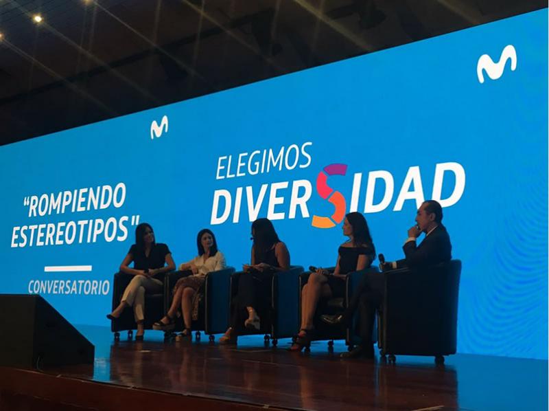 Movistar en el día de la Mujer, realiza: I Conversatorio Rompiendo Estereotipos,