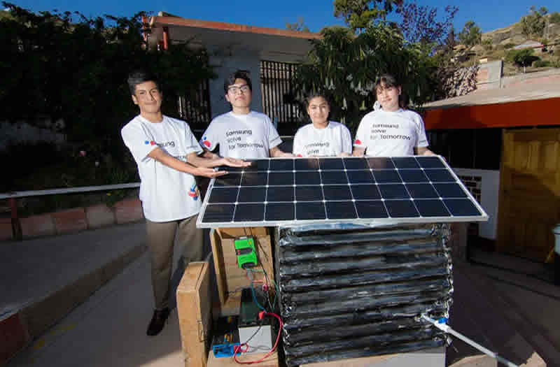 Estudiantes de Huancavelica ganan concurso de ciencia y tecnología de Samsung