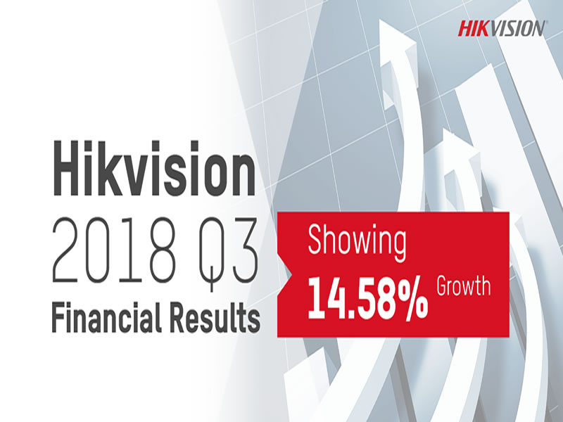 Hikvision anuncia los resultados financieros del tercer trimestre (julio - septiembre de 2018)