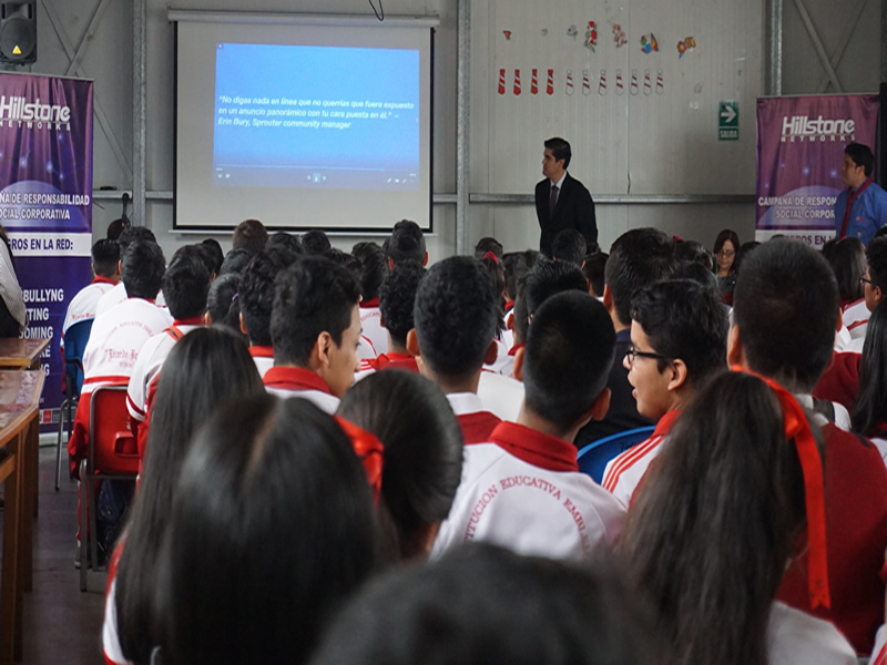 Hillstone Networks, generando cultura en ciberseguridad en colegios.