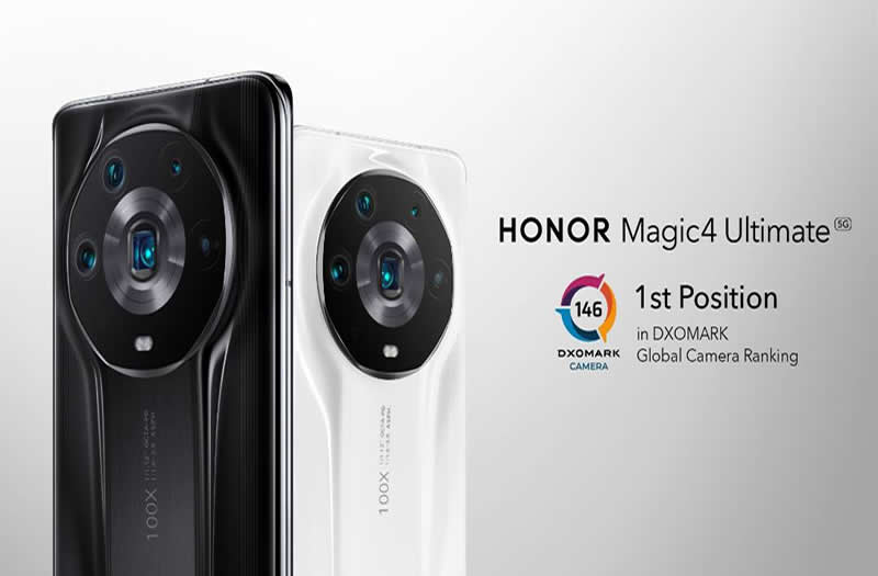 El HONOR MAGIC4 Ultimate debuta en el primer puesto de la clasificación de cámaras de smartphones de DXOMARK