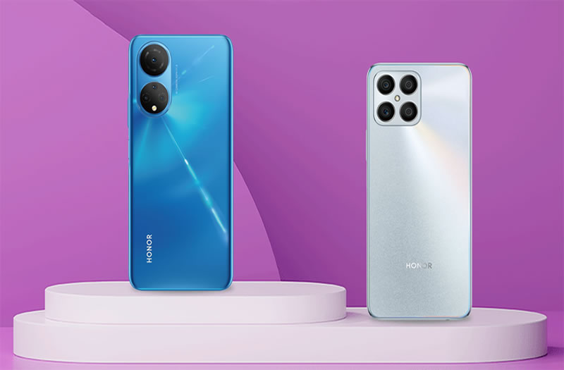 HONOR X7 y HONOR X8, llega a conquistar la gama media en Chile
