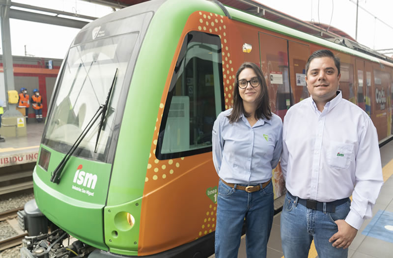 Innovación con propósito: Trenes de la Línea 1 del Metro de Lima lucen diseño en favor de emprendedores