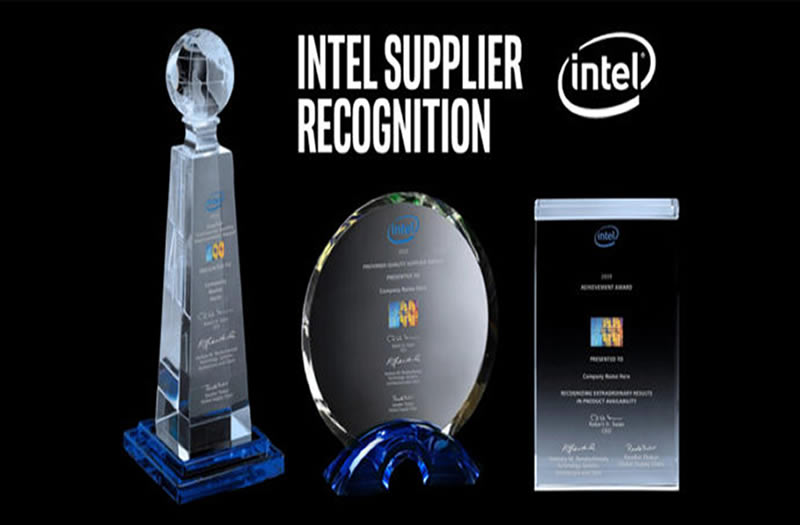 INTEL reconoce a proveedores que colaboran en la mejora continua durante el 2019