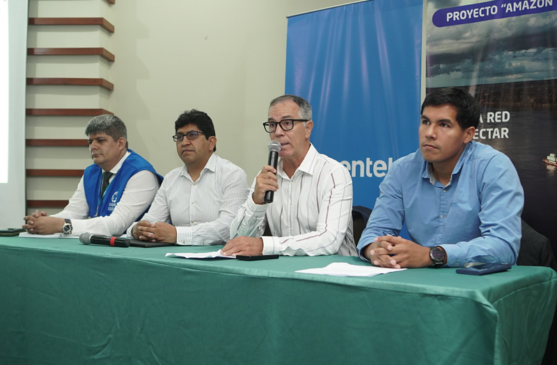 Iquitos se conecta a la red 4G,  tras alianza entre Entel y el Grupo Satelital