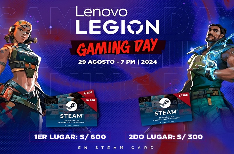 Lenovo organiza el “Legion Gaming Day”, evento con torneos en vivo para celebrar el Día del Gamer