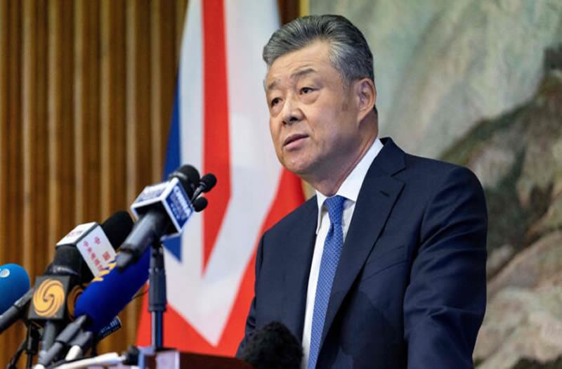 Liu Xiaoming Embajador Chino en Reino Unido: Calificó “decepcionante y equivocada” la decisión de prohibir el uso de Tecnología 5G en ese país