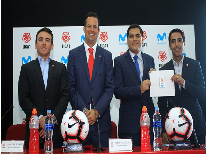 Movistar ratifica ser el principal patrocinador de la Liga1 Movistar
