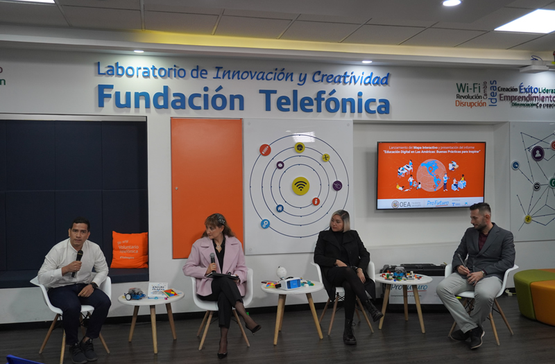OEA y programa de Fundación Telefónica presentan un mapa con las mejores prácticas en educación digital de las Américas