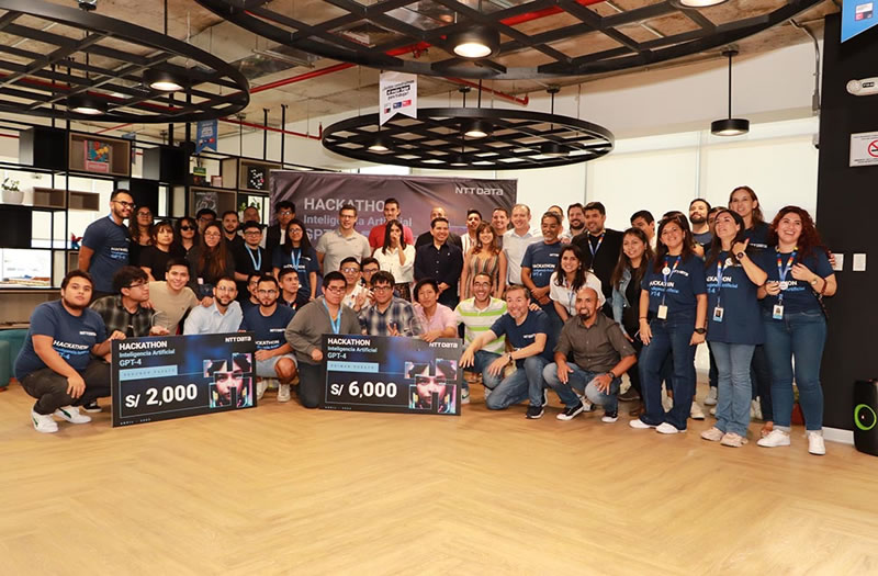 OhsiGPT es el equipo ganador de la Hackathon de Inteligencia Artificial GPT-4 organizada por NTT DATA