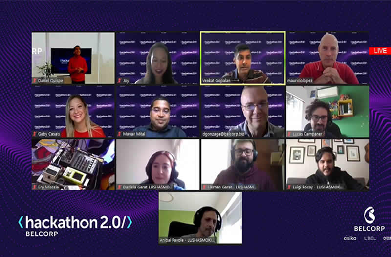 Peruanos logran muy destacada participación en el Hackathon Global Belcorp