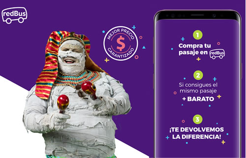 Redbus lanza campaña “Mejor Precio Garantizado” en la compra de pasajes interprovincial