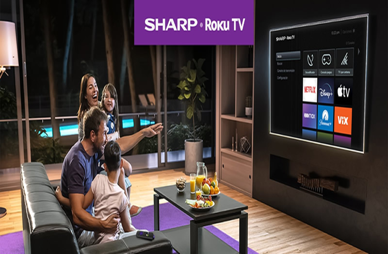 Sharp y Roku lanzan modelos de televisores  Sharp Roku TV en Perú