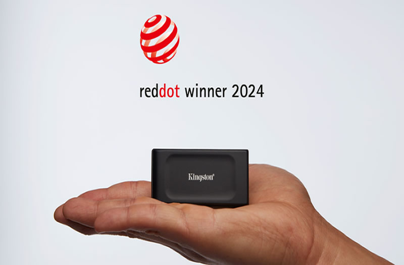 El SSD externo Kingston XS1000 triunfa en Red Dot Design Award 2024