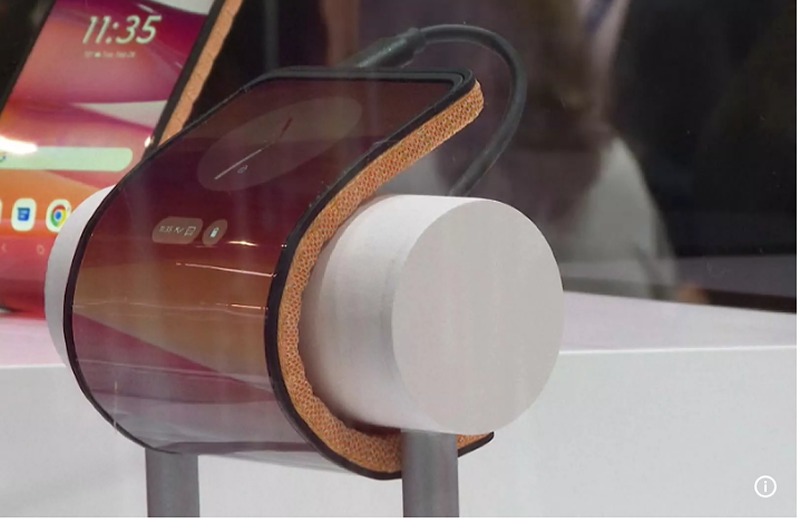 Teléfonos flexibles - extravagantes  y fotografía al extremo  se presentan en el MWC 2024