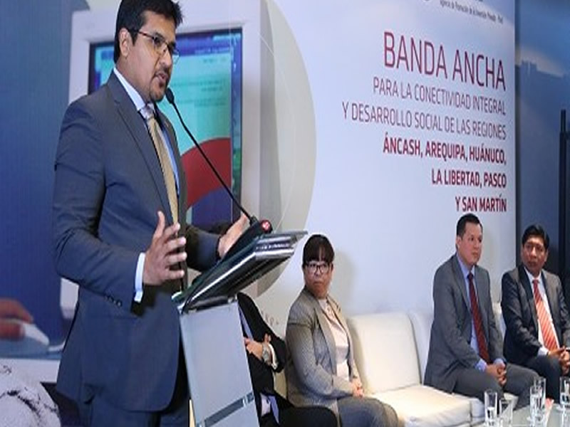 Más de 1 millón de peruanos se beneficiarán con 6 proyectos regionales de Internet