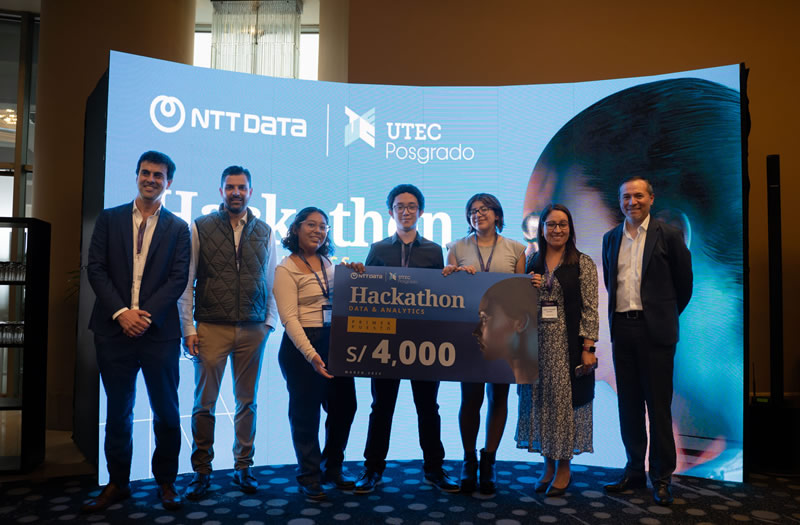 UTEC Posgrado y NTT DATA organizan Hackathon para proyectos sostenibles.